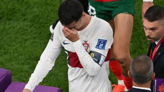 C罗赛后痛哭 摩洛哥淘汰葡萄牙挺进四强