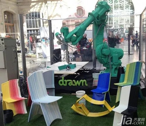 创意无限 3D打印机造就出多彩家具