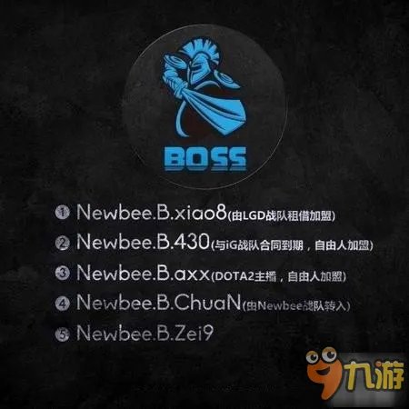 Newbee老板携三位DOTA2 TI冠军选手成立Newbee.B战队