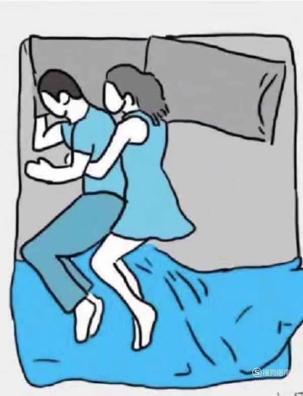 情侣间的十种睡姿