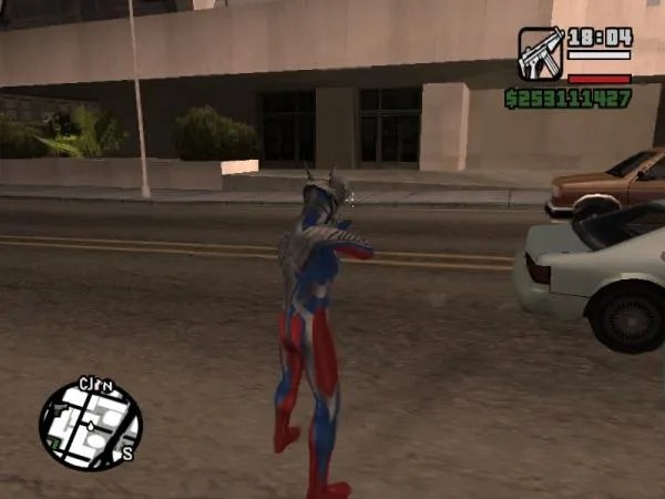 侠盗猎车手圣安地列斯怎么变奥特曼