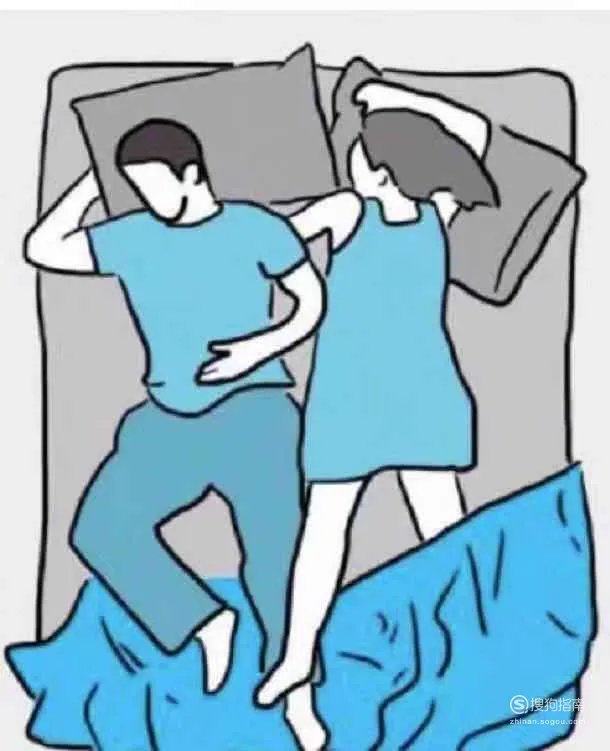 情侣间的十种睡姿