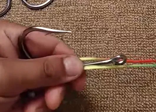 鱼钩怎么绑图解