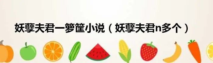 妖孽夫君一箩筐小说（妖孽夫君n多个）