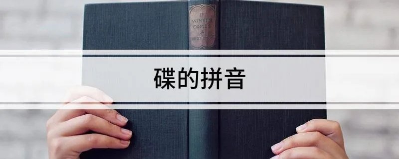 碟的拼音