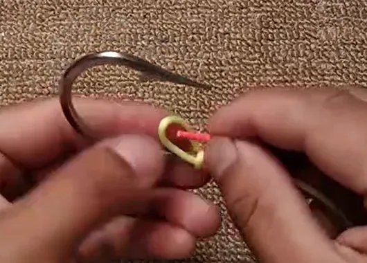 鱼钩怎么绑图解