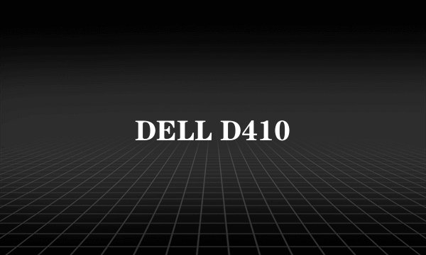 DELL D410