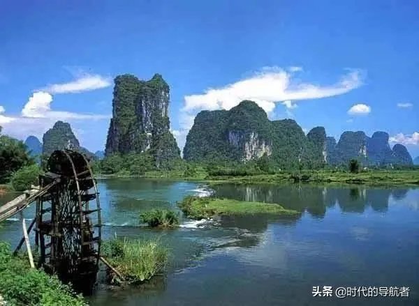 怎么画桂林山水风景图？