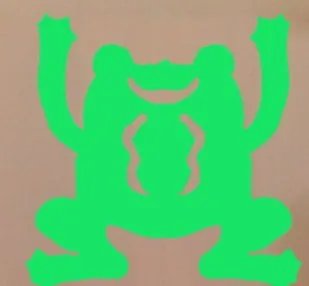 剪青蛙的图片步骤