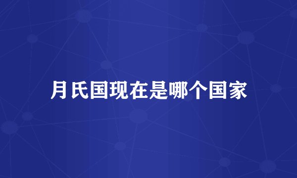 月氏国现在是哪个国家