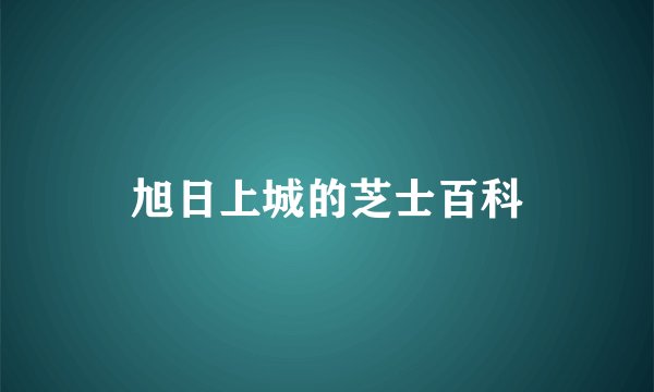 旭日上城的芝士百科
