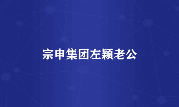 宗申集团左颖老公