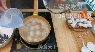 第一次尝试自制滚元宵，抹茶巧克力馅，简单又美味！