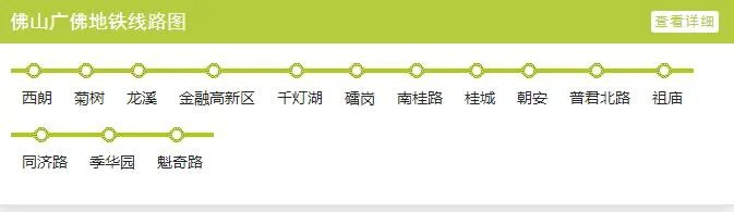 2021年佛山地铁线路图高清版 佛山地铁图2021最新版
