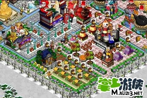 《和风物语》世外桃源布局