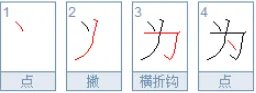 为字的笔顺是什么