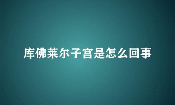 库佛莱尔子宫是怎么回事