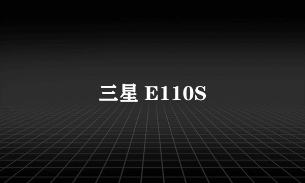 三星 E110S