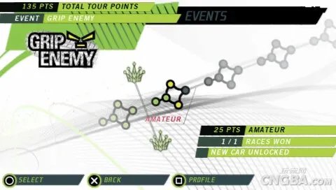 PSP《极品飞车13：变速》操作系统上手指南