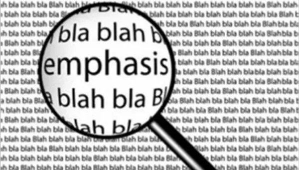 emphasis与emphasis on在解释与用法上的区别？