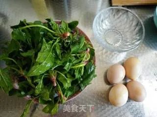 菠菜炒鸡蛋