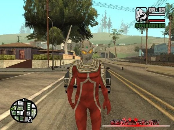 侠盗猎车手圣安地列斯怎么变奥特曼