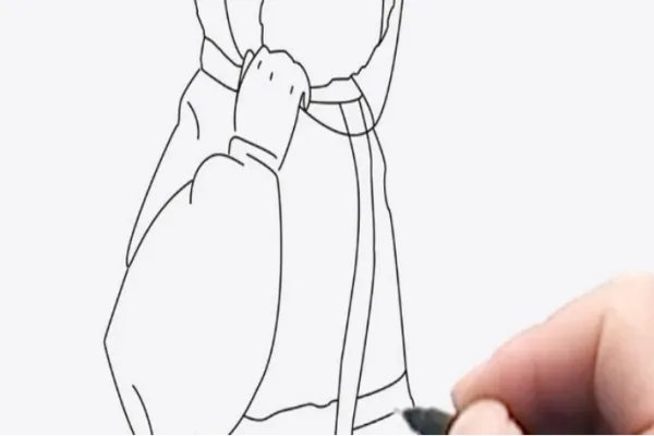 大白怎么画医护人员简笔画