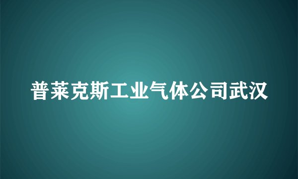 普莱克斯工业气体公司武汉