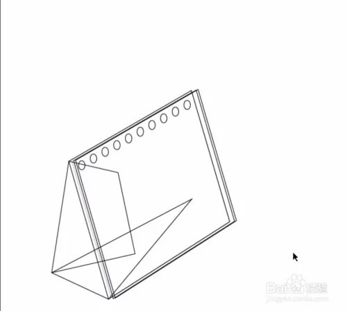 台历图片简笔画设计