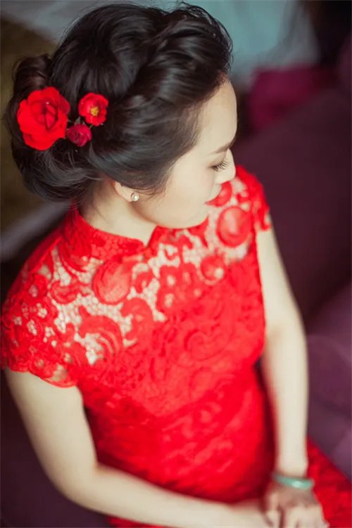 新娘盘发头饰图片鉴赏 打造美丽华贵风格的新娘造型