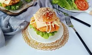 新奥尔良烤鸡腿堡