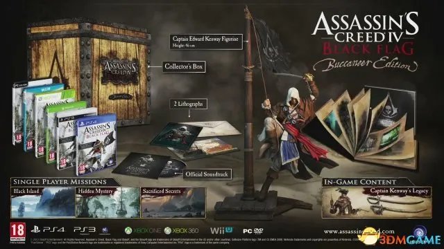 刺客信条4：黑旗 PS4版多人模式及捏人系统视频介绍