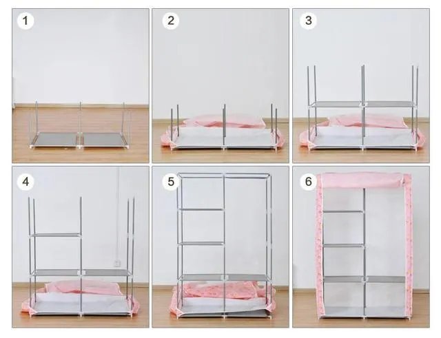 简易衣柜安装步骤图 安装简易衣柜的方法详解