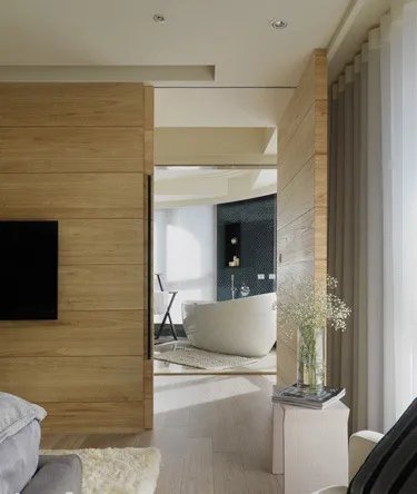 自然与前卫的交错 198平简约设计时尚精品居