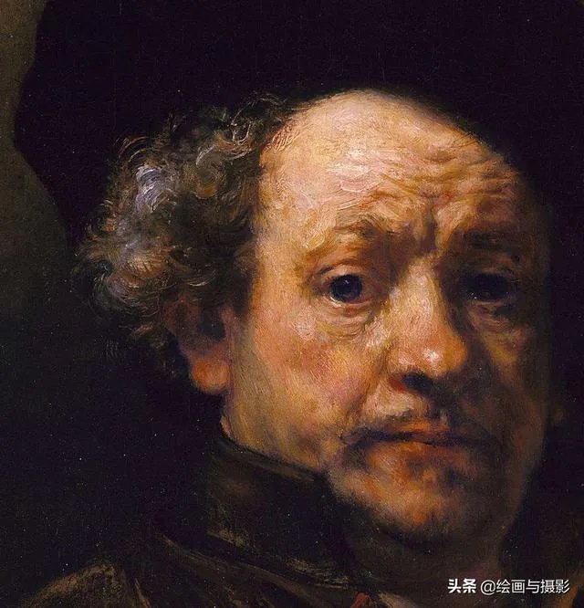 伦勃朗自画像的用光特点