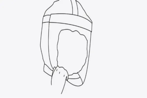 大白怎么画医护人员简笔画