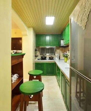 长方形厨房如何设计？长方形厨房装修效果图