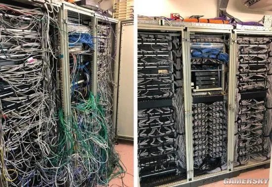 强迫症大呼内行 网友分享整理杂乱的电脑线