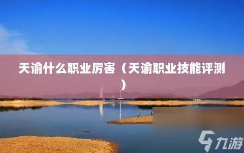 天谕什么职业厉害 天谕职业技能评测