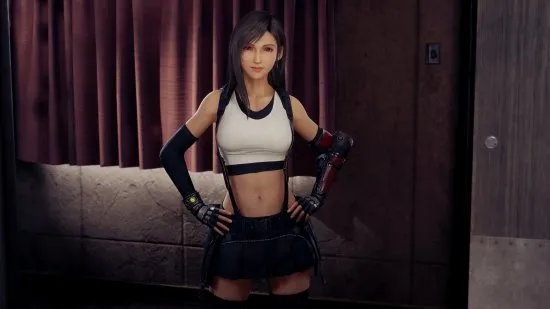 《最终幻想7：重制版》蒂法服装原型：按照真人参考而来！