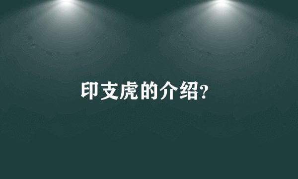 印支虎的介绍？
