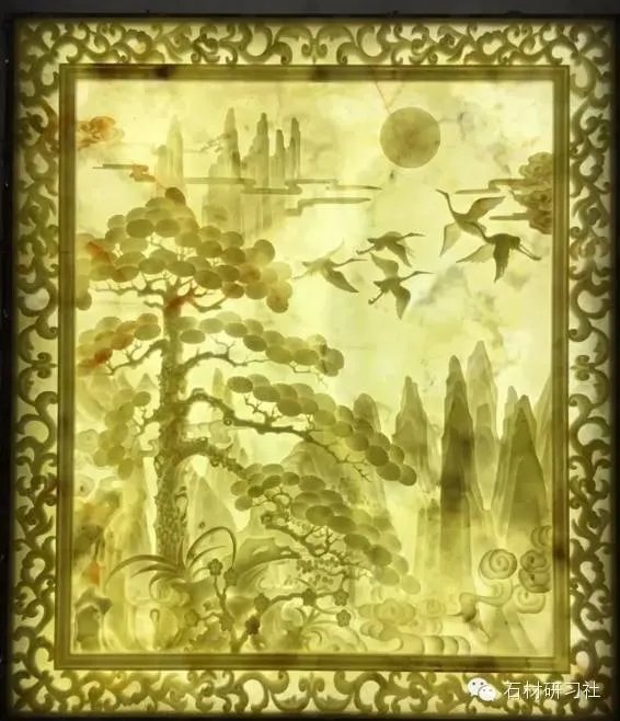 绝美玉石浮雕背景墙安装现场图集