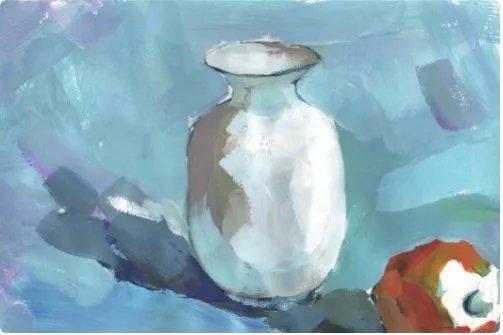 酱油瓶水粉画法，求图解