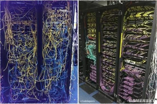 强迫症大呼内行 网友分享整理杂乱的电脑线