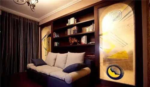 彩色玻璃窗效果图 家装彩色玻璃种类