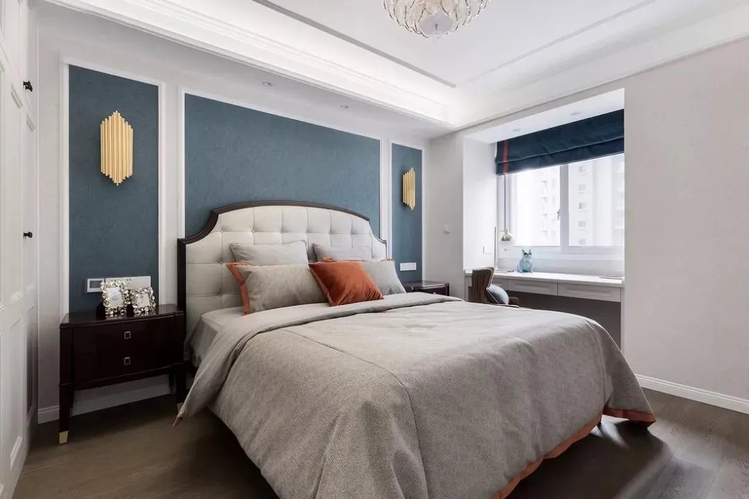 120㎡美式风格装修效果图，复古轻奢风~