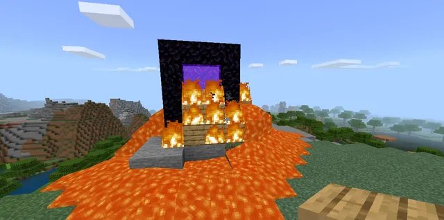 我的世界地狱门怎么激活