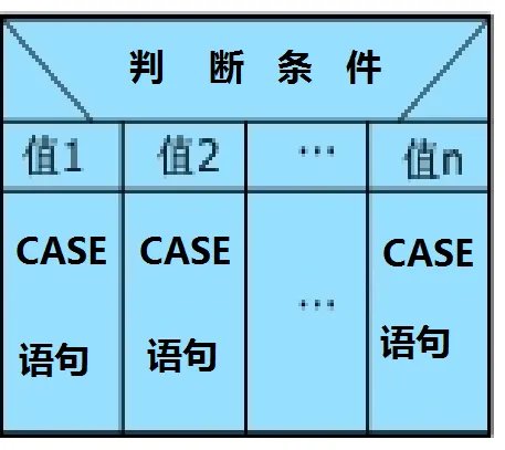 C语言中switch语句的N-S流程图怎么画啊？