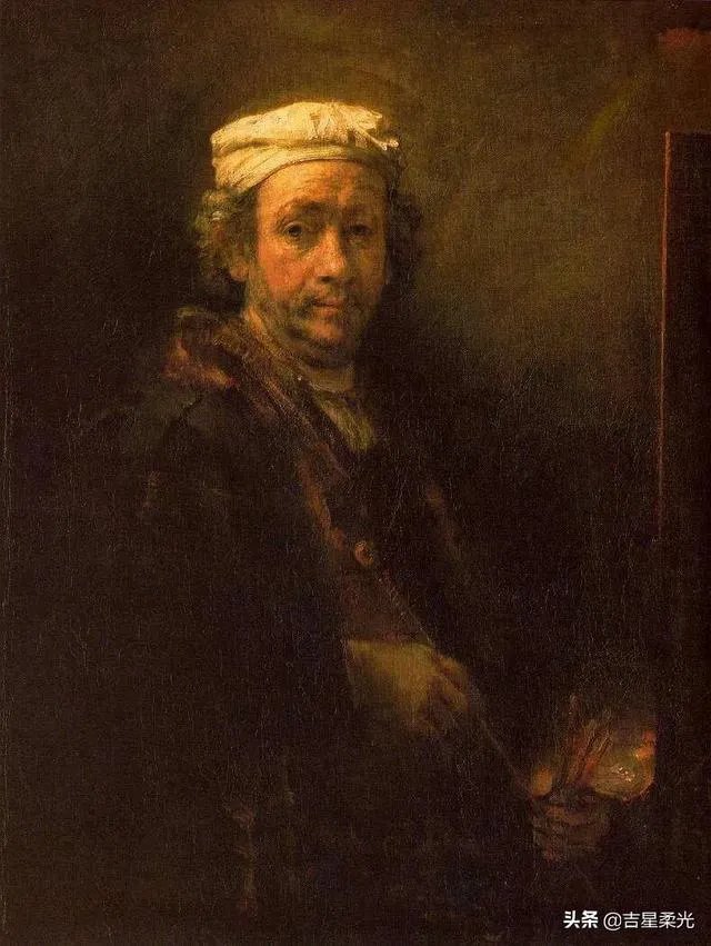 伦勃朗自画像的用光特点