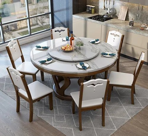 餐桌转盘怎么放才在中心